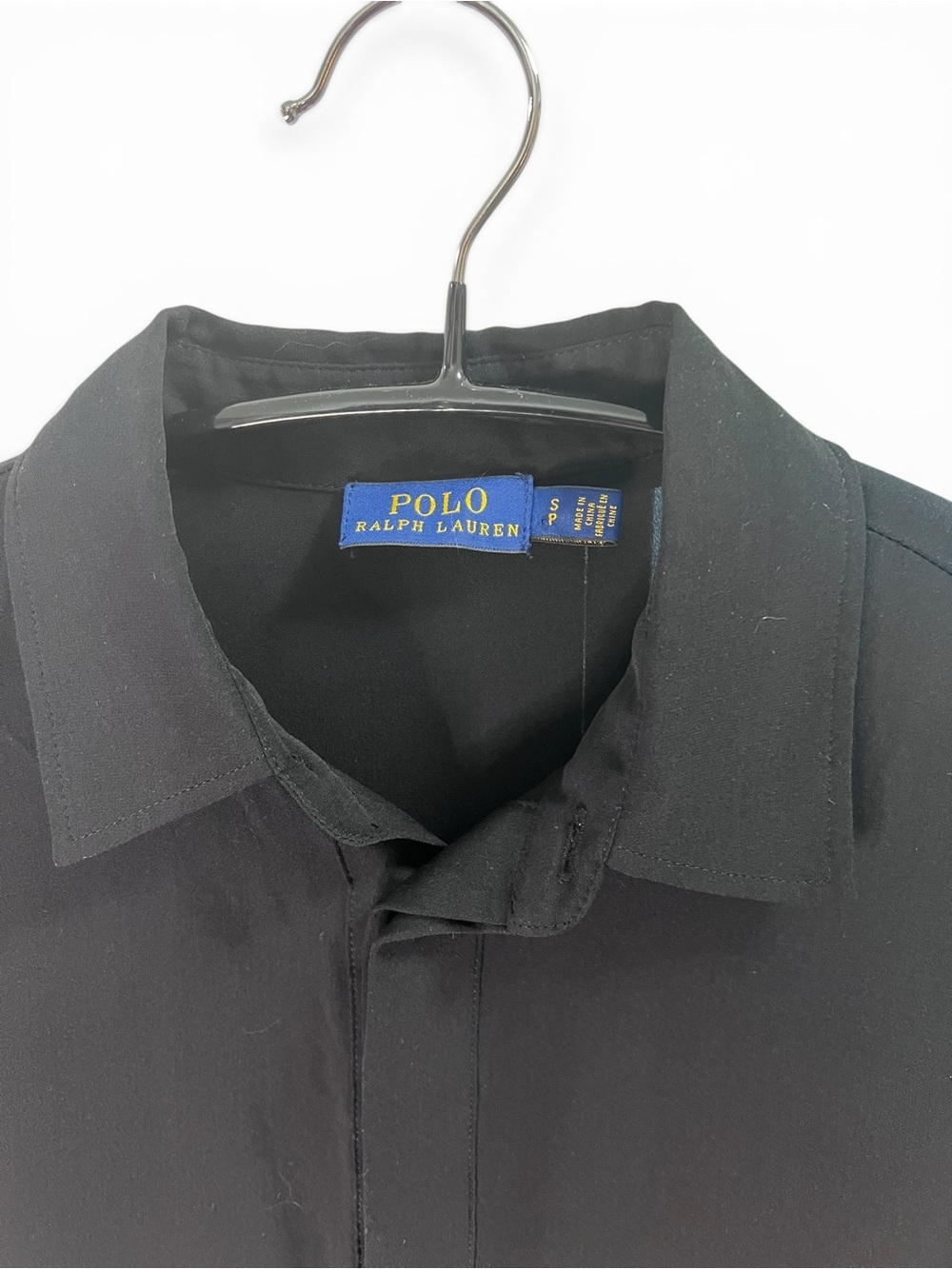 Polo Ralph Lauren 100% Silk Sheer Lined Button Front Blouse Size S - Picture 8 of 10